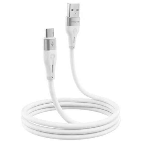 Кабель Proove Soft Silicone USB to Micro 2.4A 1m White (CCSO20001302) (Код товару:41282) Харьков