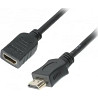 Кабель Cablexpert HDMI-HDMI (M/F) 1.8 м чорний (CC-HDMI4X-6) (Код товару:39657) Харків
