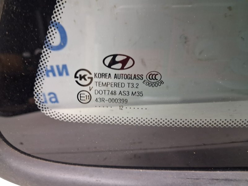Стекло в кузов заднее правое Hyundai Santa fe CM 2.2 DIESEL D4HB 2005 (б/у) Київ - зображення 2