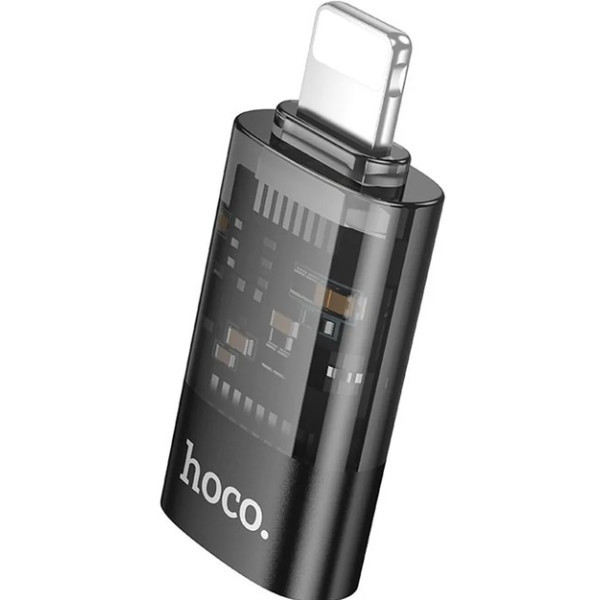 Адаптер Hoco UA36A Lightning to USB Black (Код товару:41328) Харків - зображення 3