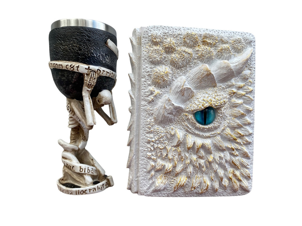 Подарочный набор Бокал 3 Скелет на Колене и Блокнот 3 «Око Ледяного Хранителя» Київ - зображення 1