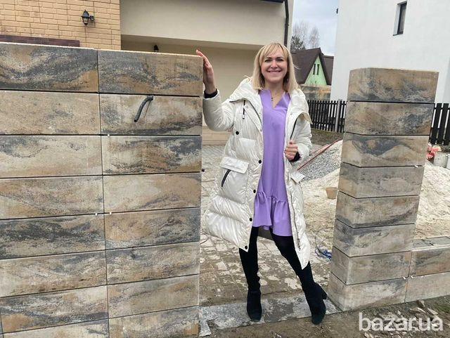 Сучасний паркан із блоків із парканом ранчо та парканом жалюзі від виробника НАША ХАТА Одесса - изображение 9