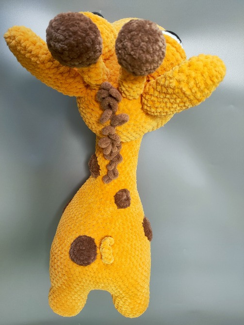 Жирафа велика 46см іграшка м'яка в'язана плюшева ручна робота Нововолинськ - зображення 3