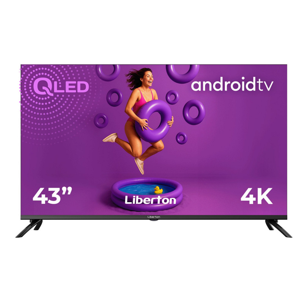 Телевизор Liberton LTV-43Q01AT 43 дюйма черный Киев - изображение 1