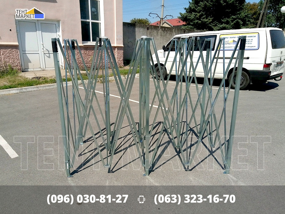 6х3 Зеленый Шатер раздвижной гармошка тент трансформер Продажа Доставка Запорожье - изображение 5