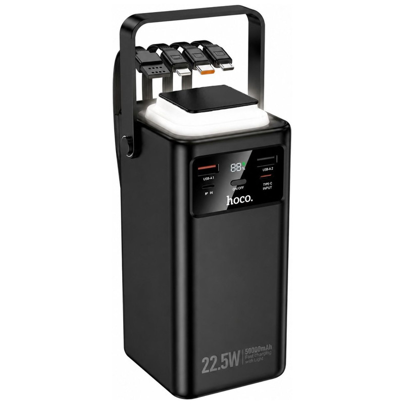 Портативное ЗУ Power Bank Hoco EJ65A High 22.5W+PD20W with cable 50000 mAh Херсон - изображение 1