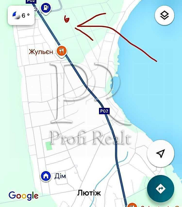 продажа участок под жилую застройку Вышгородский, Лютеж, 26000 $  - изображение 1