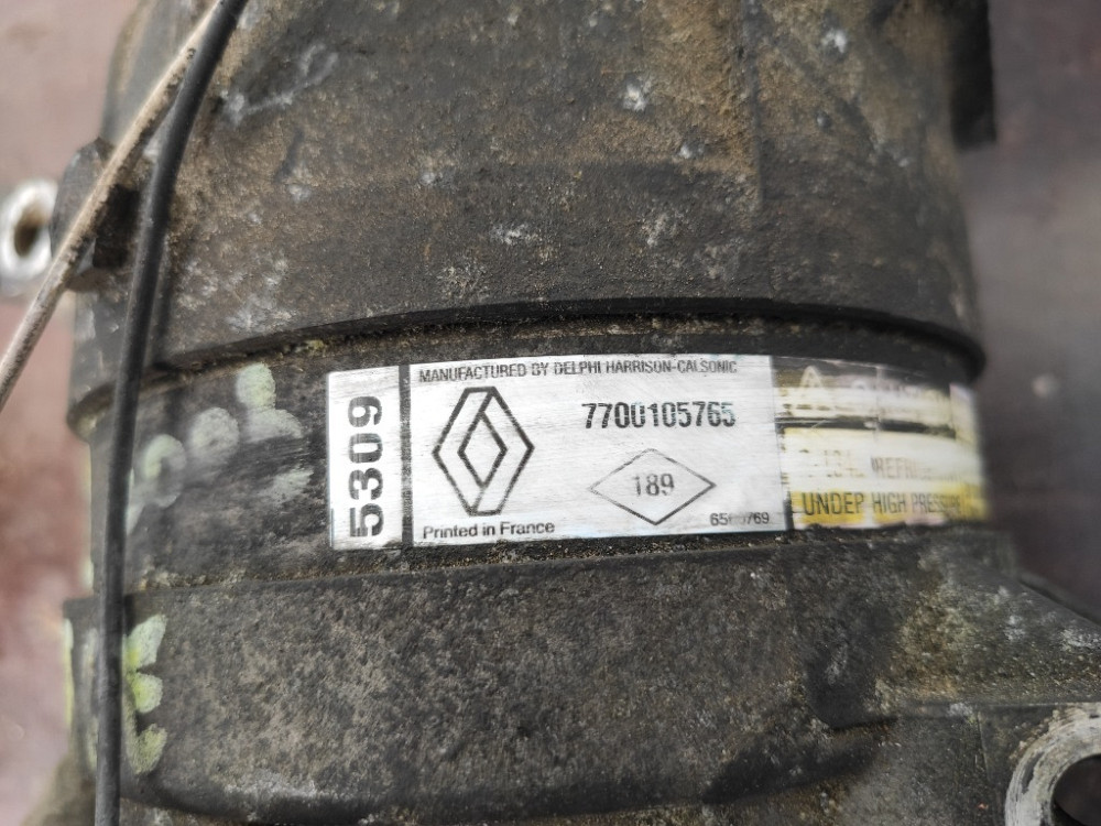 Компрессор кондиционера Renault Espace IV 2.2 DCi 2002-2014 (7700105765) Ковель - зображення 5