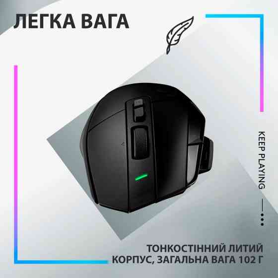 Мышь компьютерная безпроводная Logitech G502 X Lightspeed Wireless Black L910-006180 черная Киев