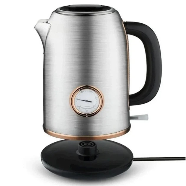 Электрочайник Domotec MS-7849 1.7 л серебристый Київ - зображення 3