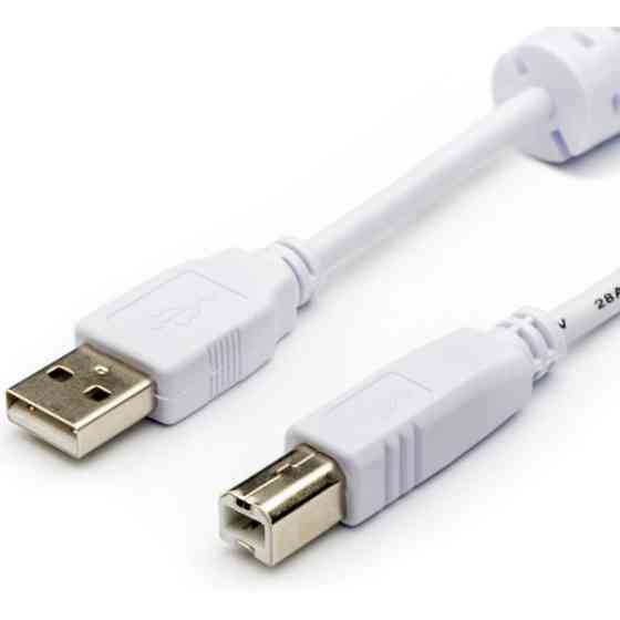 Кабель для принтера Atcom USB to Type-B (M/M) 1.8m White (3795) Харків