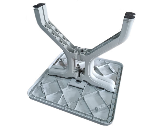 Стіл Прима квадратний складний пластиковий 80*80 білий колір Днепр - изображение 5