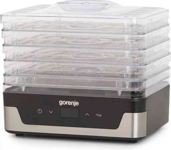 Сушилка для овощей и фруктов Gorenje FDK400DE 240 Вт черная Київ