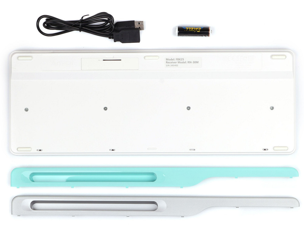 Клавиатура беспроводная A4Tech Fstyler FBK25(White) белая Київ - зображення 4