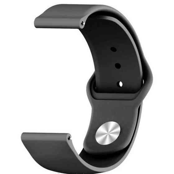 DM Ремінець Sport Band 20 mm Універсальний Black (Код товару:42696) Харків