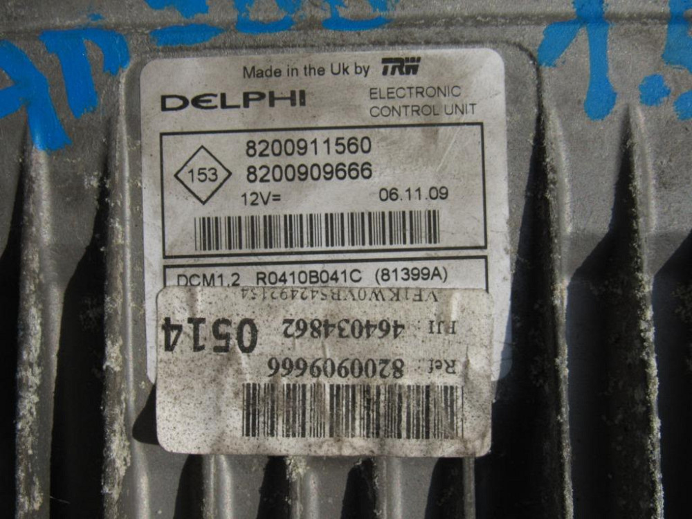 Блок управления двигателем Renault Kangoo 1.5 dci 2008-2015 Ковель - зображення 7