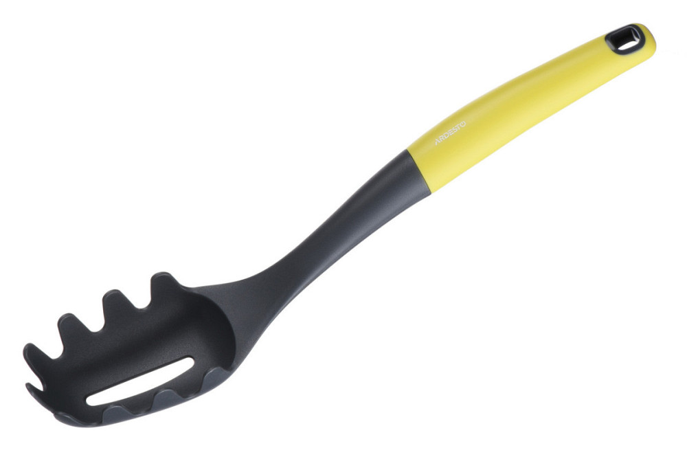 Ложка для спагетті Ardesto Gemini AR-2107-PY 32.8 см жовта Київ - зображення 1