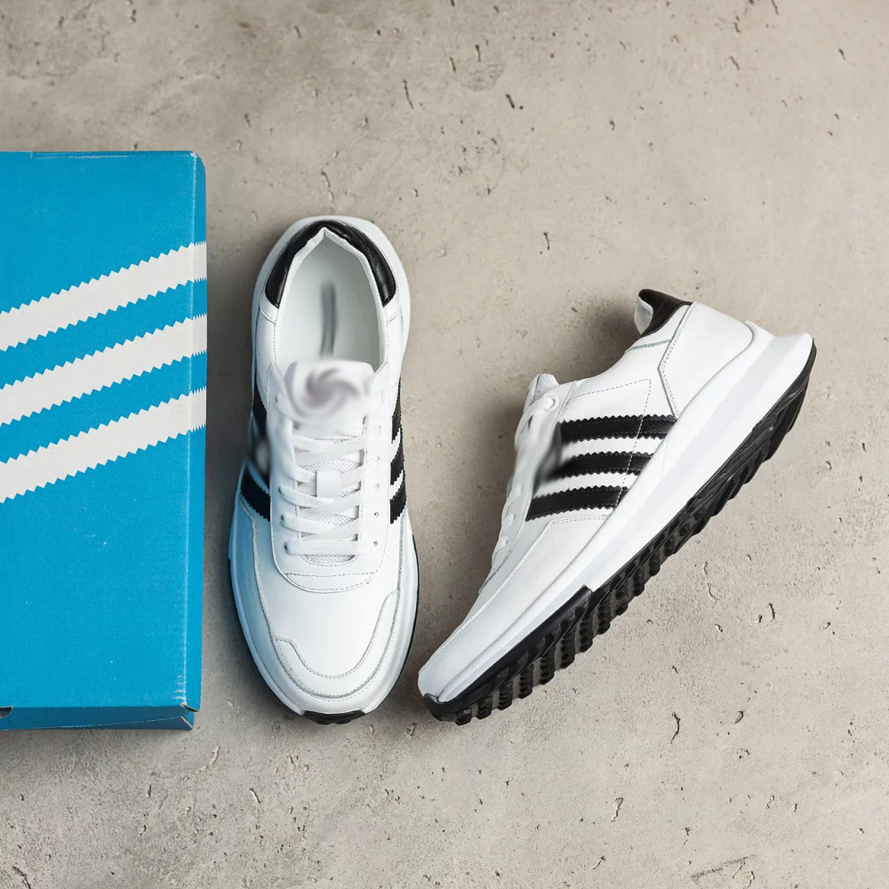 Мужские кожаные кроссовки Retropy White Київ - зображення 6