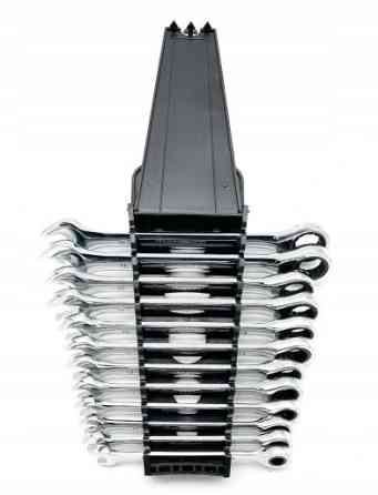 Ключи рожково-накидные с трещоткой 8-19мм 12ед. СТАНДАРТ NGW12ST Харків