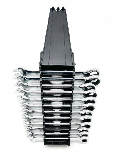 Ключи рожково-накидные с трещоткой 8-19мм 12ед. СТАНДАРТ NGW12ST Харьков - изображение 6