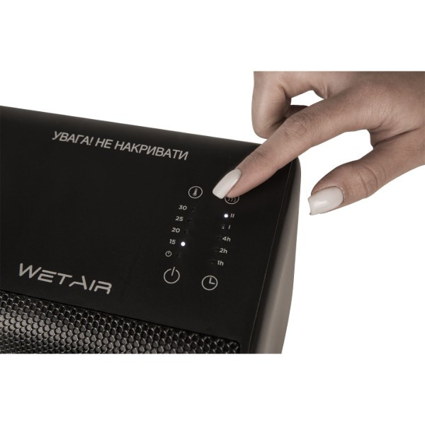 Тепловентилятор WetAir WFH-50B 1800 Вт черный Киев - изображение 5
