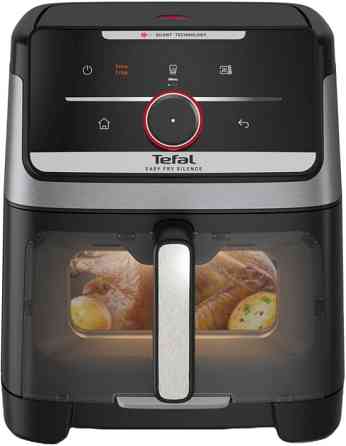 Мультипечь Tefal Easy Fry Smart & Silence XXL EY876DE1 7 л 1800 Вт черная Киев
