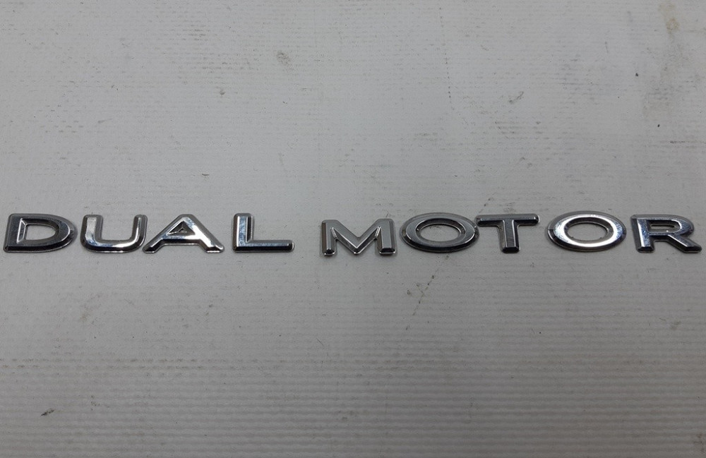 1Эмблема "DUAL MOTOR" крышки багажника Tesla model X 1484848-00-A Киев - изображение 2