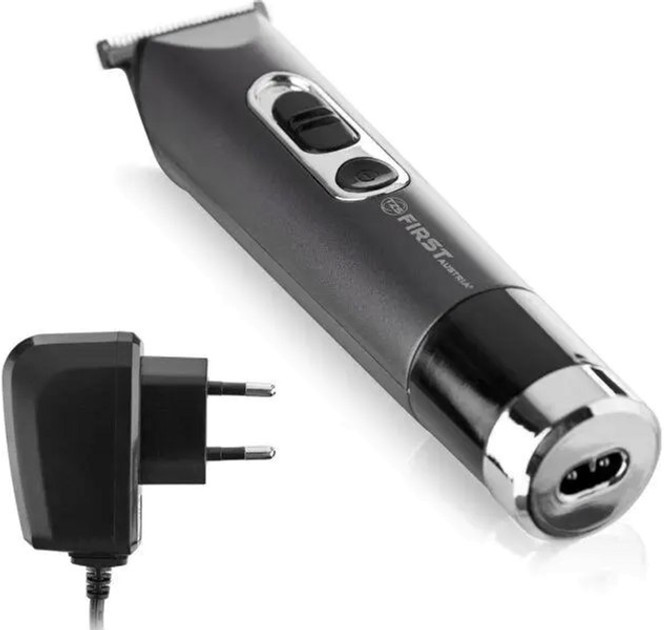 Машинка для стрижки волос в наборе First FA-5676-4 3 Вт серая Київ - зображення 4