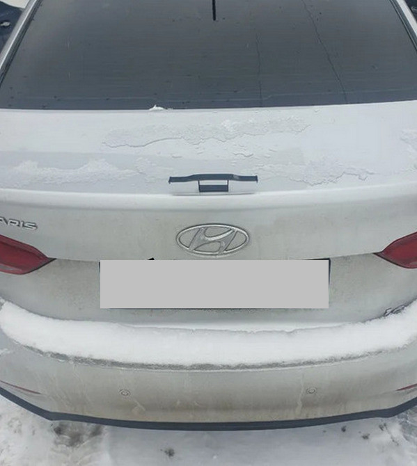 Мини Спойлер на авто Чёрный под карбон усиленный скотч Киев - изображение 8