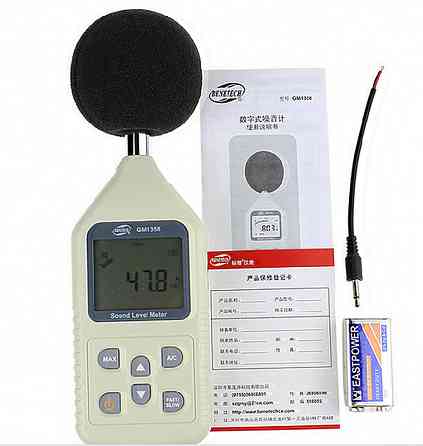 Цифровой шумомер 30-130 дБ BENETECH GM1358 Харків