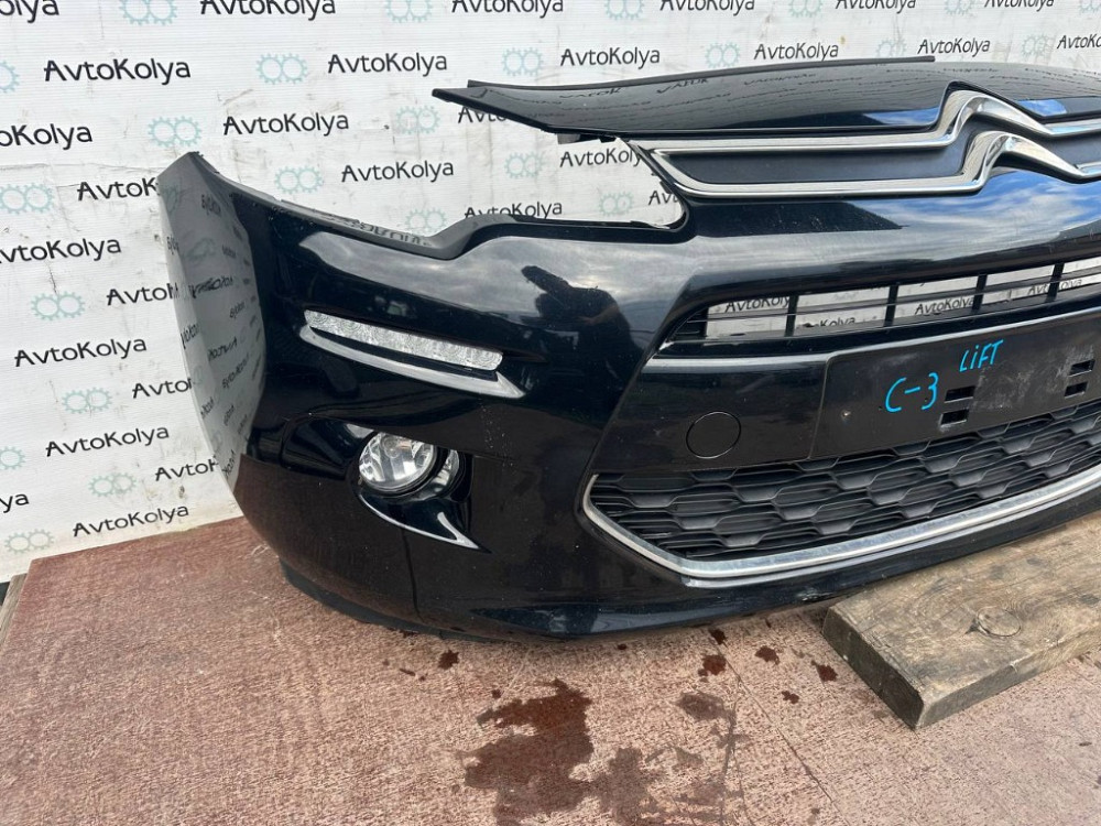 Бампер передний в сборе Citroen C3 2012-2015 (рестайлинг) Ковель - изображение 6