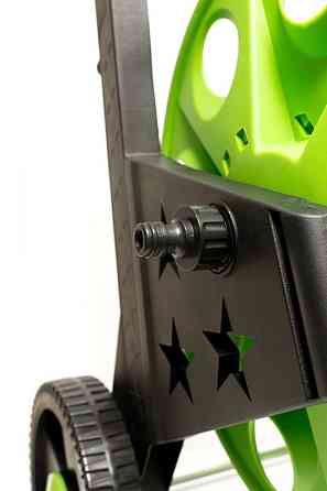 Катушка со шлангом MASTERTOOL ½" 50 м с телескопической ручкой на колесах 92-8800 Харків