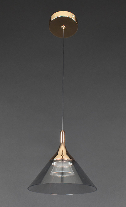 Люстра стельова LED MJ55/1-gd Золото 25-180х20х20 см. Київ - зображення 1