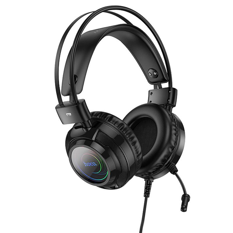 Уценка Накладные наушники Hoco W110 Resource (USB+3.5mm/2m) Херсон - зображення 1