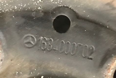 Бу диск колесный стальной Mercedes 1684000702, A1684000702 Кропивницький - зображення 4