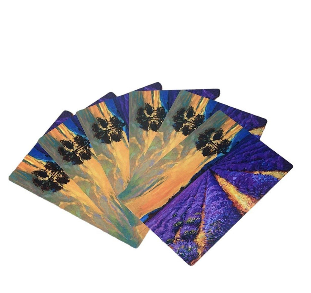 Коврик сервировочный под столовые приборы, 30х45 см, полипропилен, лавандовое поле, ТМ Мій Дім 10183 Київ - зображення 2