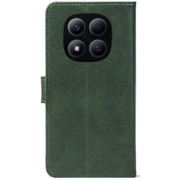 Чохол-книжка Crazy Horse Clasic для Xiaomi Redmi Note 15 Pro 5G Dark Green (Front) Харків - зображення 3