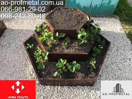 Бордюри бортики размером 2000х700 мм ДЛЯ РАСТЕНИЙ. Київ