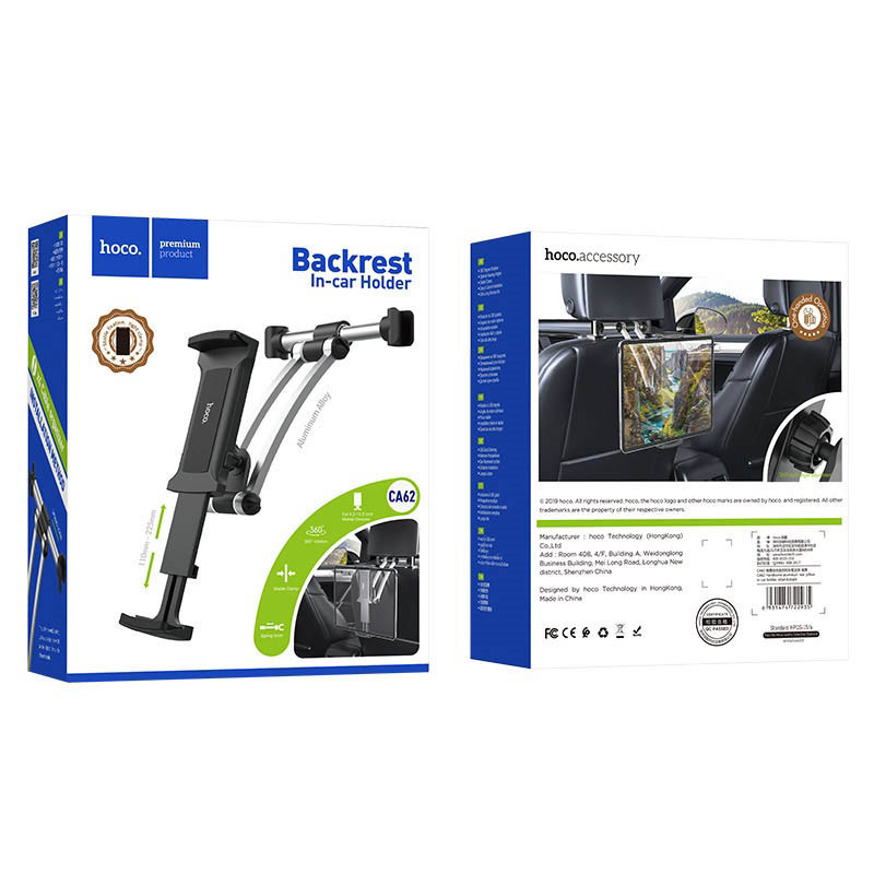 Автодержатель Hoco CA62 на подголовник Херсон - изображение 8