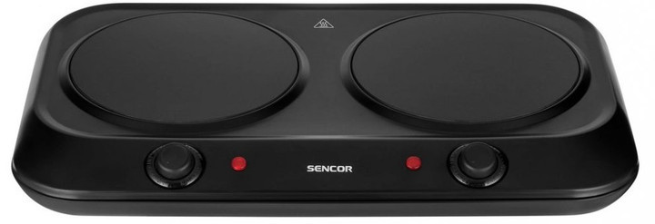 Плита настольная электрическая Sencor SСP-2263BK 2400 Вт черная Київ - зображення 1