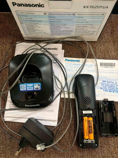 Panasonic KX-TG2511UAT DECT бездротовий телефон/радіотелефон новий Київ - зображення 3