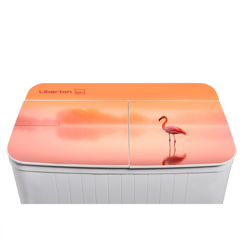 Стиральная машина полуавтомат Liberton LWM-10500 PUMP 10.5 кг белая Київ - зображення 6