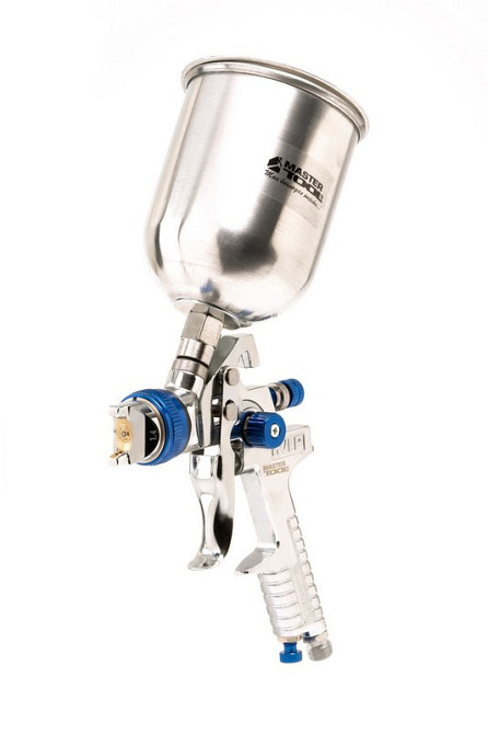 Краскопульт пневматический MASTERTOOL HVLP GLAZE ВАЛБ 600 мл Ø 1,4 мм круглый/плоский факел 150-220  Харьков - изображение 1