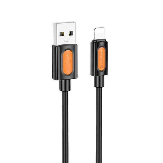 Дата кабель Borofone BX114 Structure USB to Lightning 2.4A (1m) Херсон
