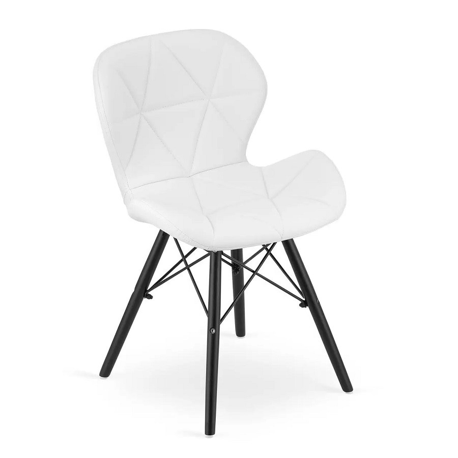 Стул Стар В мягкий экокожа белая Днепр - изображение 2