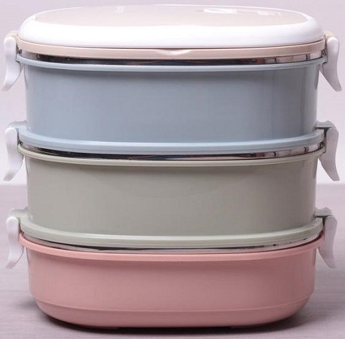 Ланч-бокс Kamille 3 емкости по 700 мл Одеса - зображення 12