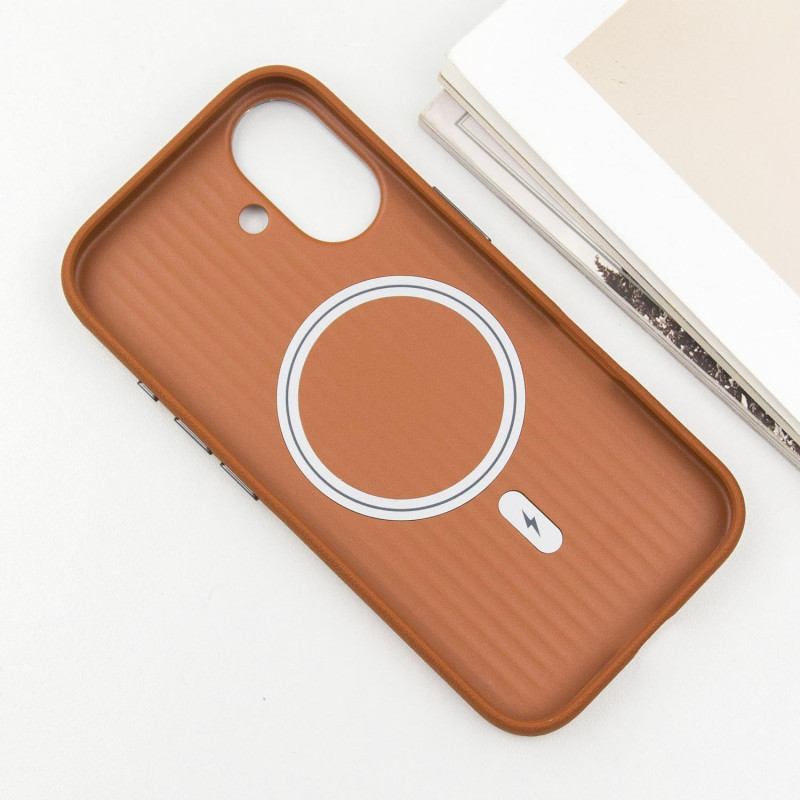 Кожаный чехол Carved with MagSafe для Apple iPhone 16 (6.1") Херсон - изображение 6