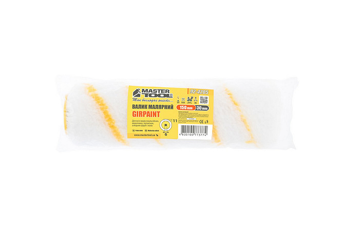 Валик малярный MASTERTOOL Girpaint 30/150/11 мм Ø 6 мм 92-4205_Р Харків - зображення 3