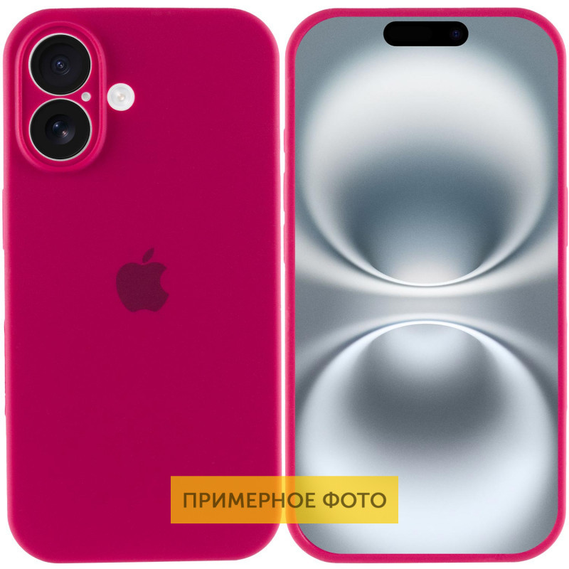 Чехол Silicone Case Full Camera Protective (AA) для Apple iPhone 16 (6.1") Херсон - зображення 2