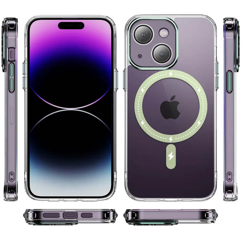 Чехол TPU+PC Colorful with Magnetic Fit для Apple iPhone 13 (6.1") Херсон - изображение 2